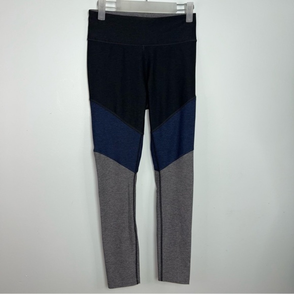 Outdoor Voices Colorblock High Rise Leggings - Navy, Blue, Gray Women’s Size S
